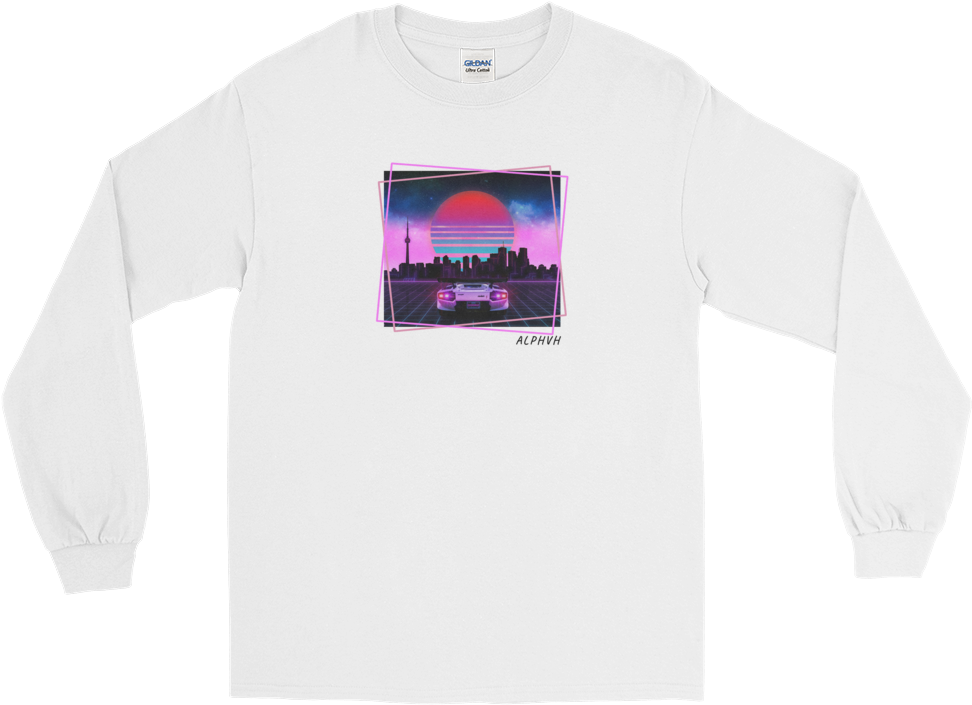 Vaporwave-lambo Mockup Front Flat White - Dont Touch My Hair Shirts Clipart (1000x1000), Png Download