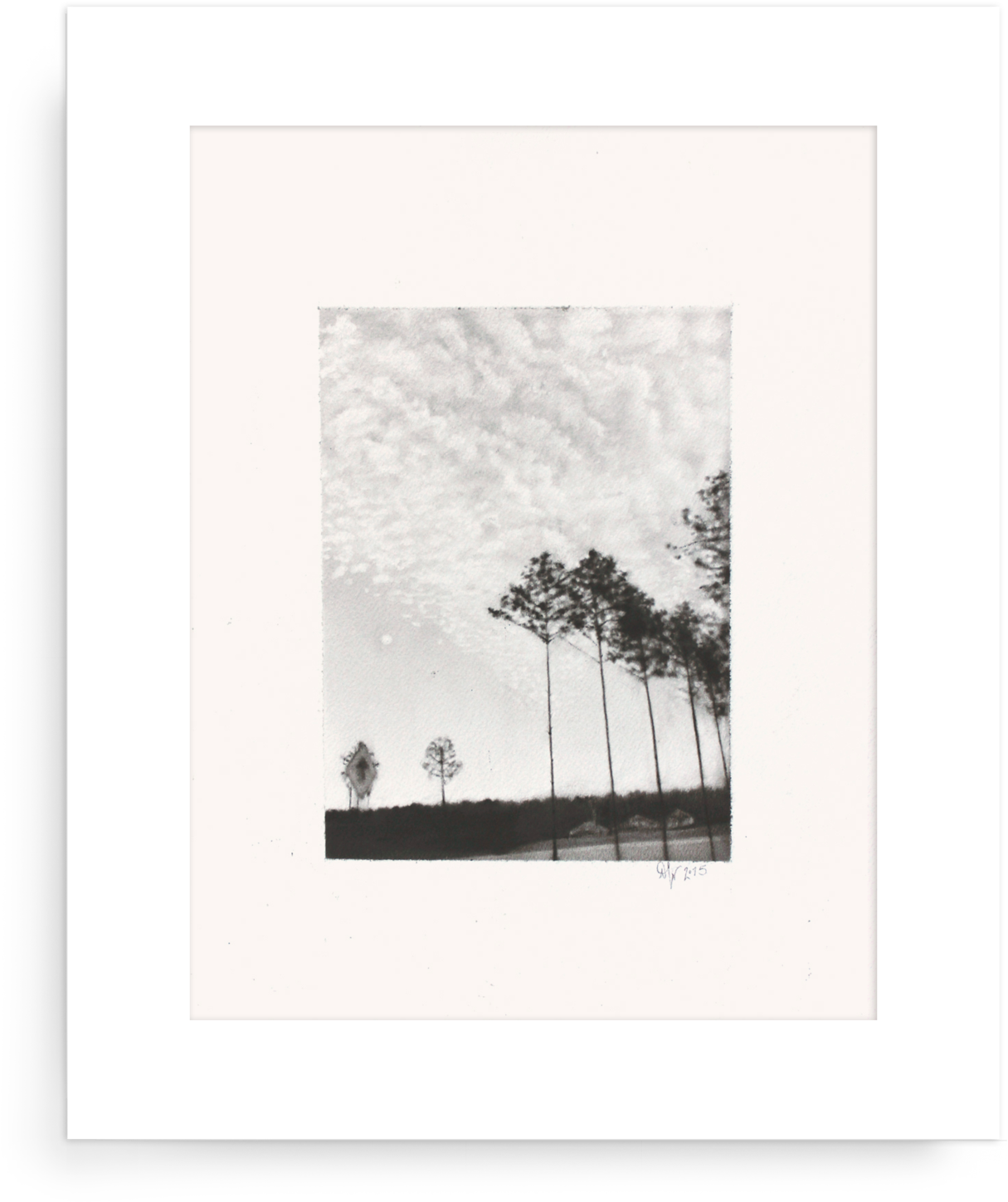 Dry Brush Oil Painting 6″x8″ - American Pitch Pine Clipart (1280x1529), Png Download