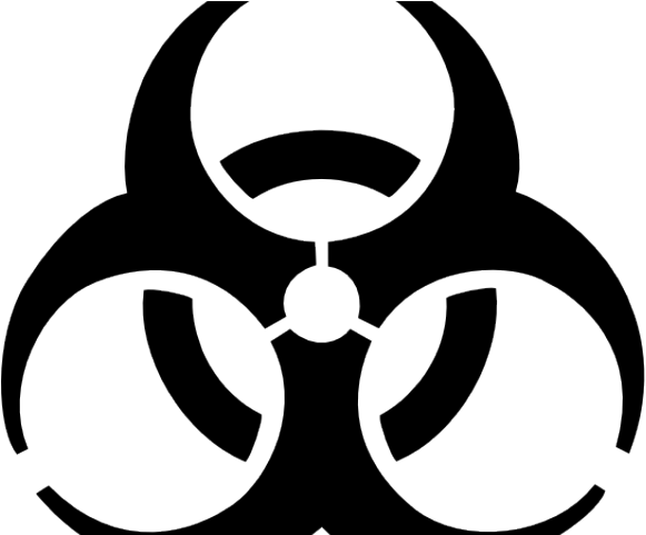 Biohazard Symbol Clipart (640x480), Png Download