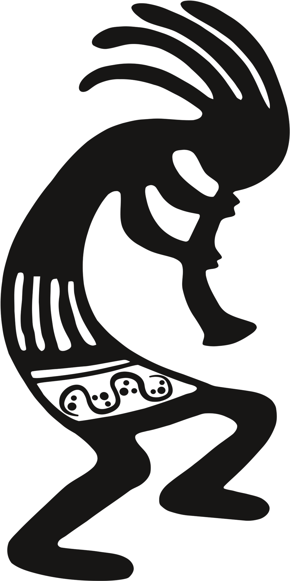 Kokopelli Designs Clipart - Large Size Png Image - PikPng