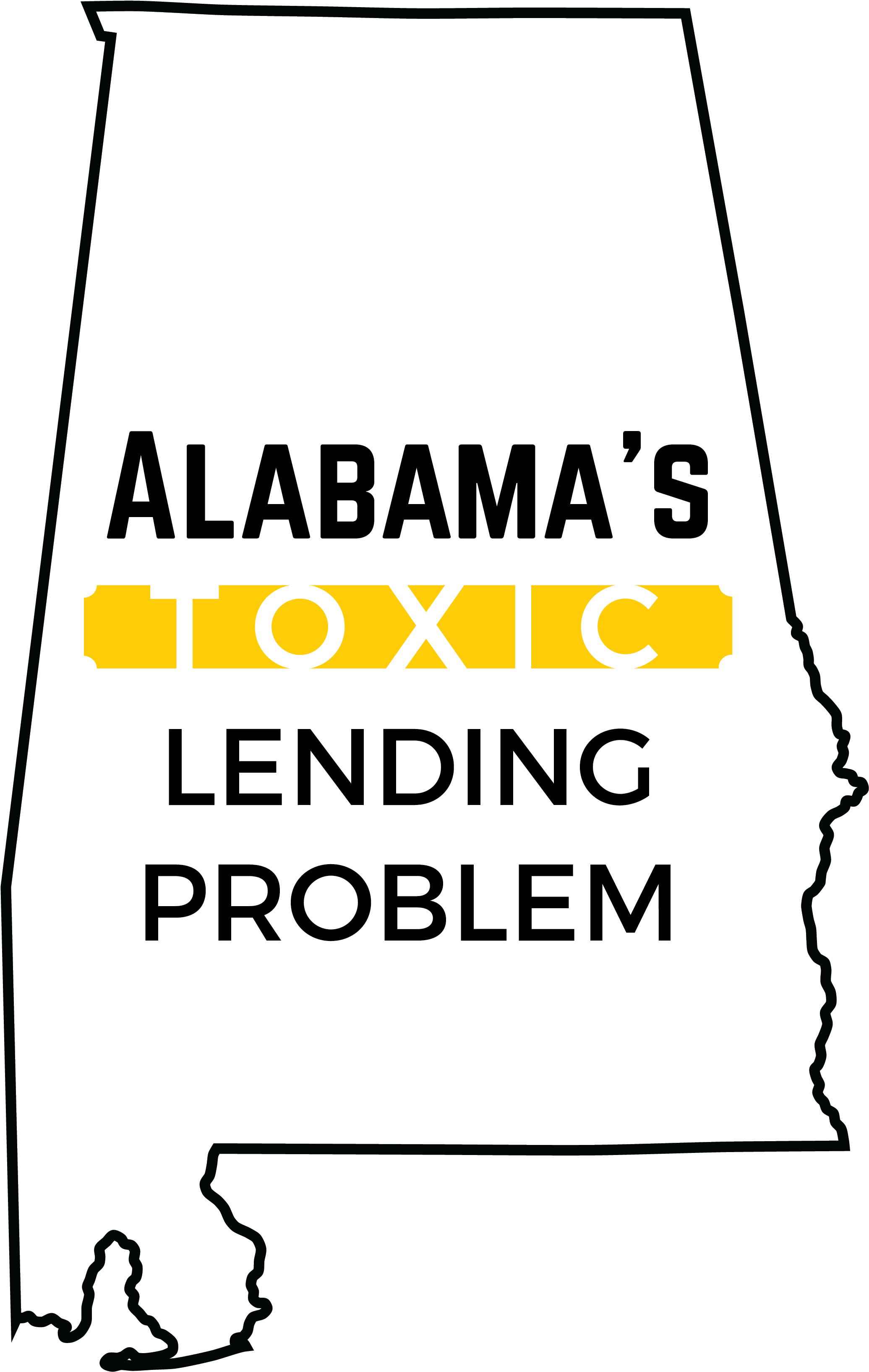 Alabama's Toxic Problem - Alabama County Map Clipart (4167x4168), Png Download