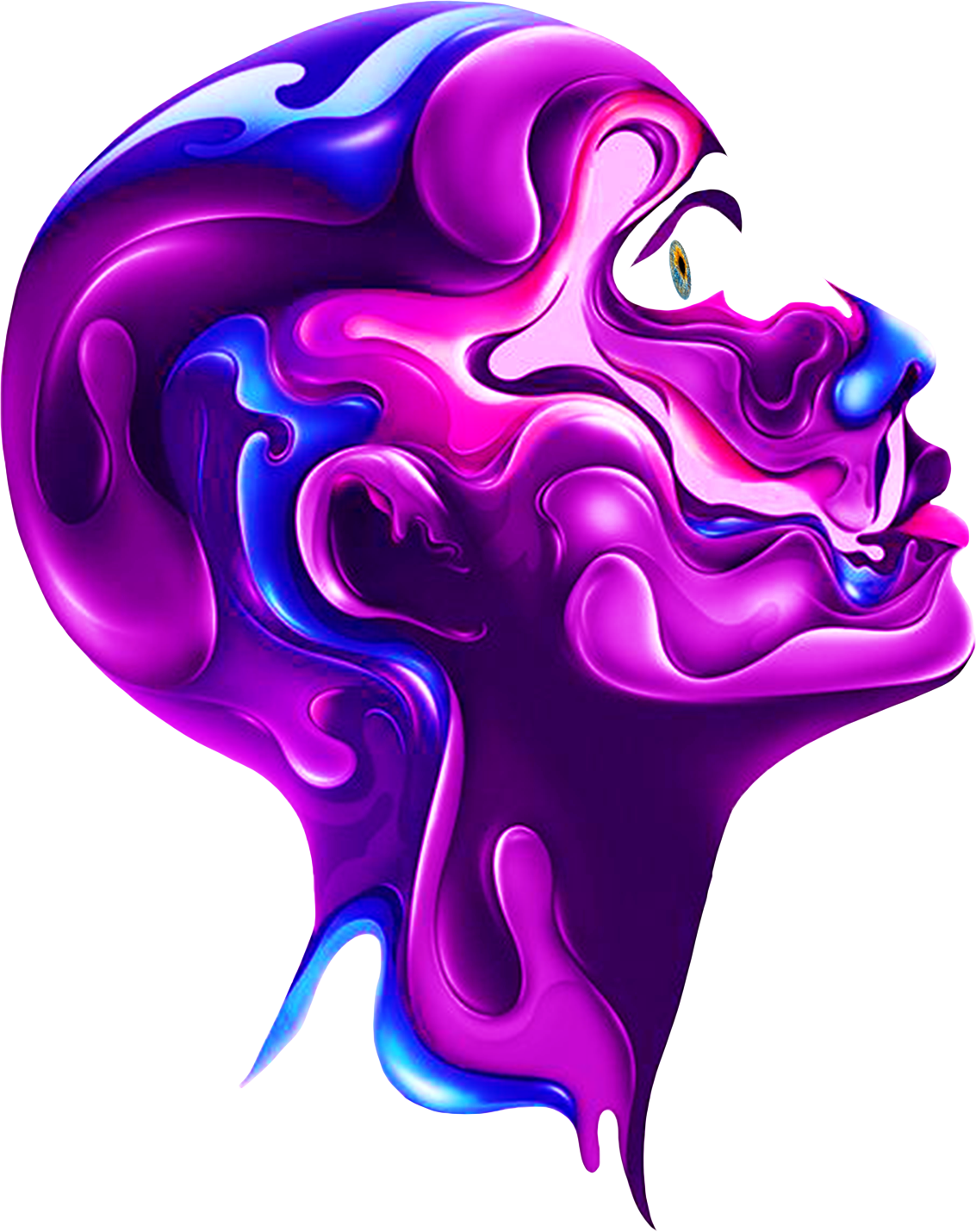 Enhanced Colors And Added Fire Eyes - Rik Oostenbroek Within Clipart (1133x1430), Png Download