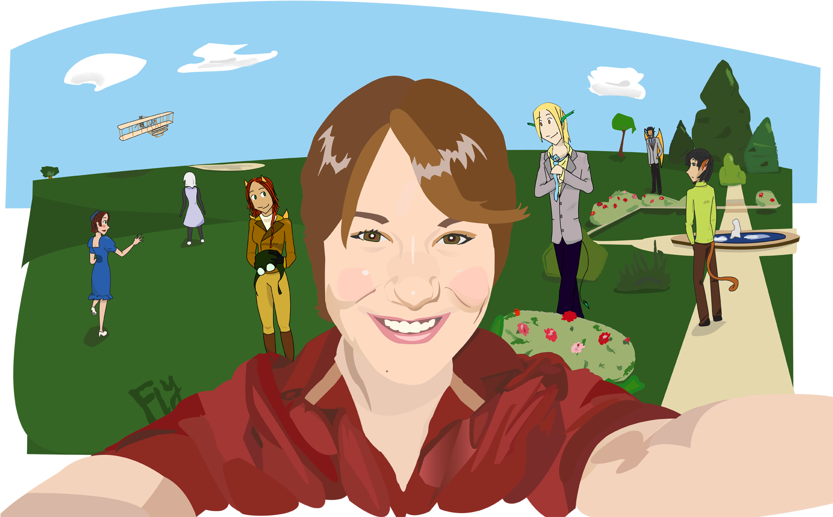 Vectorme - Cartoon Clipart (1692x1080), Png Download