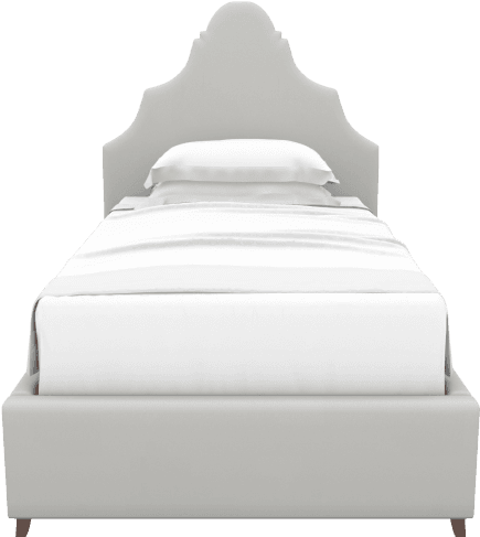 Gothic - Bed Clipart (1000x500), Png Download