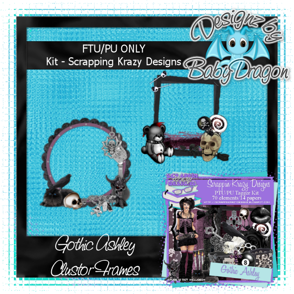 Designz By Babydragon - Picture Frame Clipart (600x600), Png Download