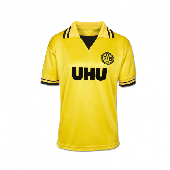 Borussia Dortmund 1975-76 Retro Shirt - Borussia Dortmund Trikot Retro Clipart (588x588), Png Download