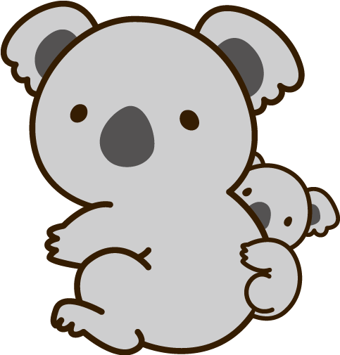 Baby Koala Baby Koala Stickers Cute Koala Sticker Animal - Cute Animal Sticker Transparent Clipart (800x800), Png Download