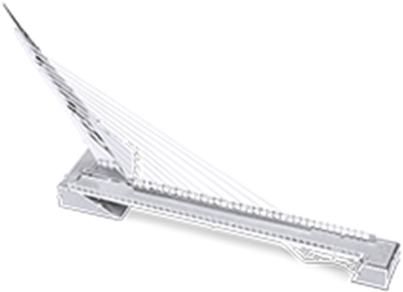 Metal Earth Sundial Bridge 3d Metal Model Kit - Sundial Bridge At Turtle Bay Exploration Park Clipart (600x600), Png Download