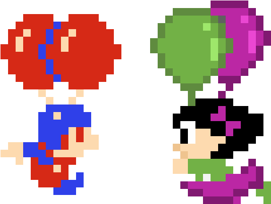 Original Dude On The Left, His Successor On The Right - Random Pixel Art Clipart (647x505), Png Download