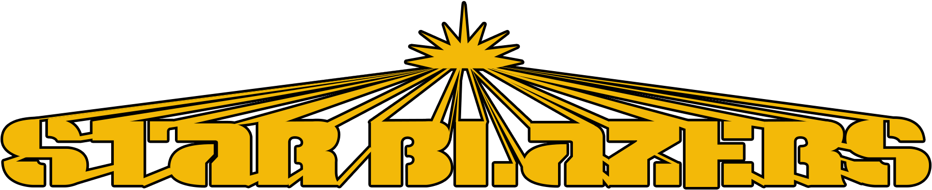 Star Blazers Logo - Star Blazers Logo Png Clipart (1827x374), Png Download