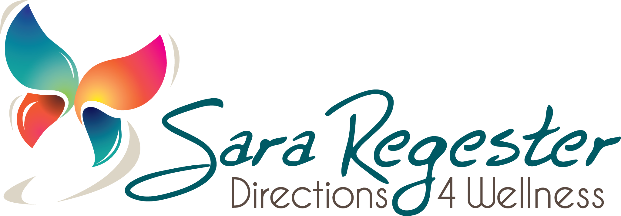 Directions 4 Wellness - Calligraphy Clipart (2048x712), Png Download