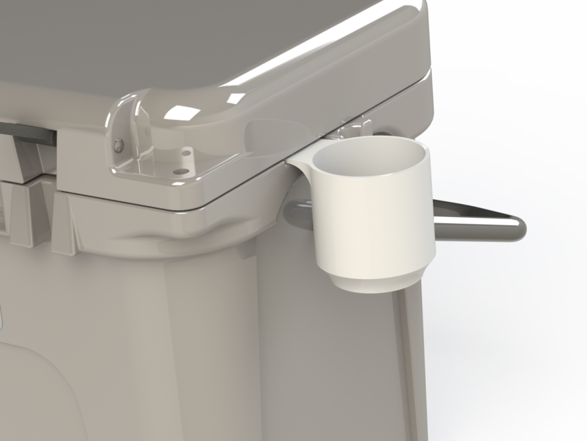 Can/bottle Holder Attachment - Bathroom Clipart (853x640), Png Download