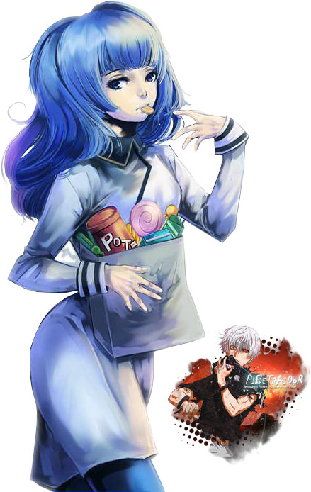 Saiko Yonebayashi, Kaneki, Good Manga, Anime Artwork, - Tokyo Ghoul Saiko Yonebayashi Render Clipart (480x700), Png Download