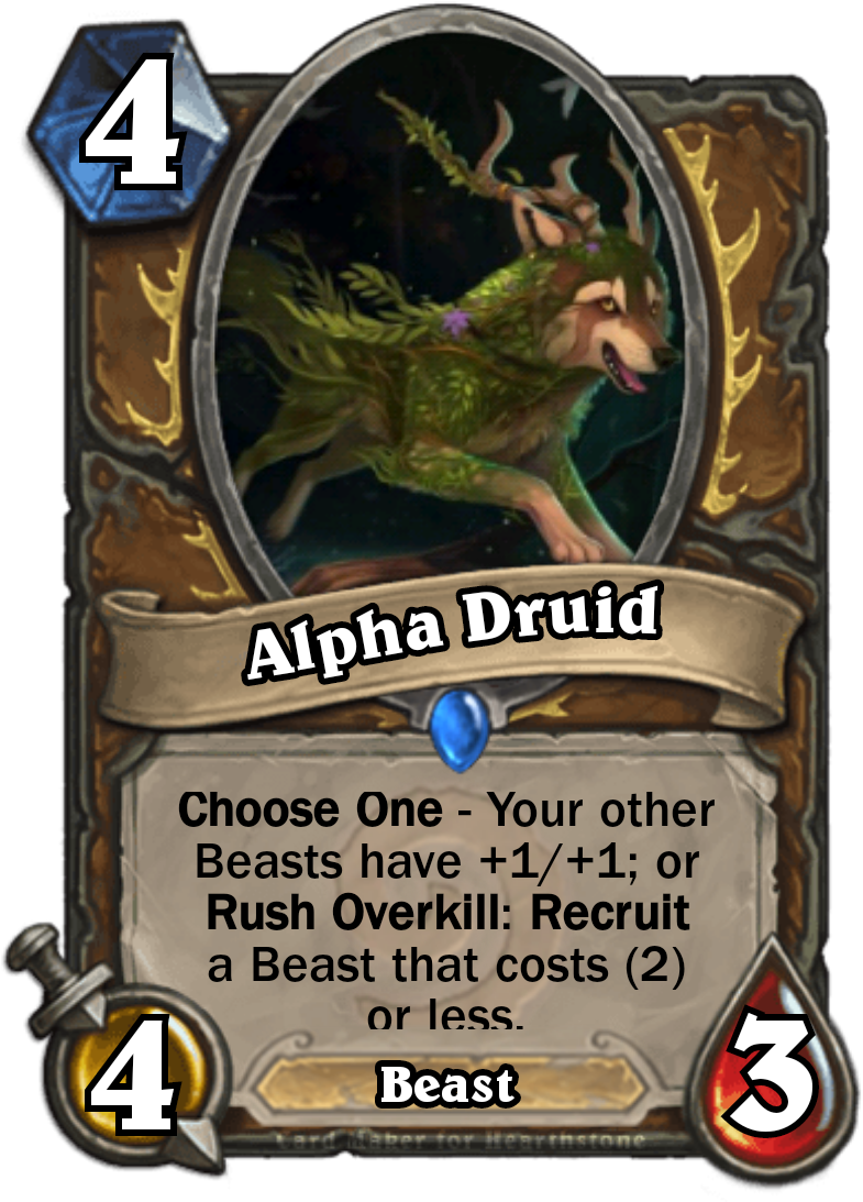 Beast Druid Will Be A Thing One Day - Hearthstone Flametongue Totem Clipart (908x1196), Png Download