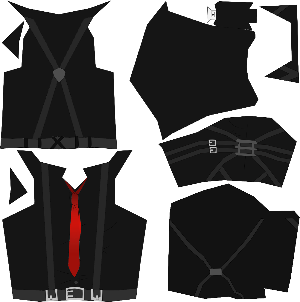 Aottg Skin Costume Black Clipart (1024x1024), Png Download