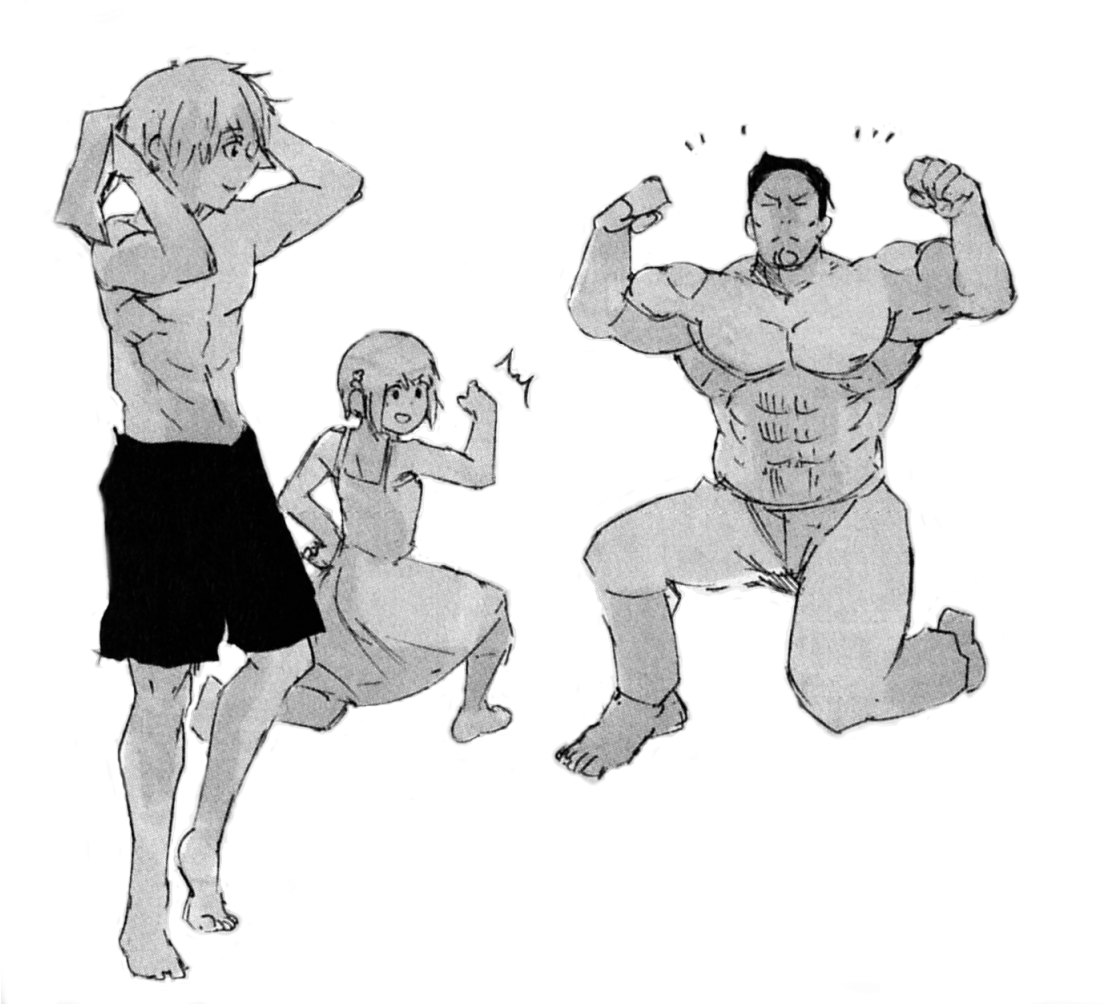 View Samegoogleiqdbsaucenao Swole , - Illustration Clipart (1280x1003), Png Download