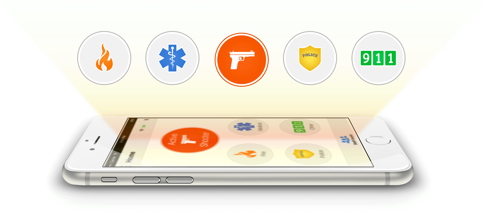 Mobile-hologram - Smartphone Clipart (1734x763), Png Download