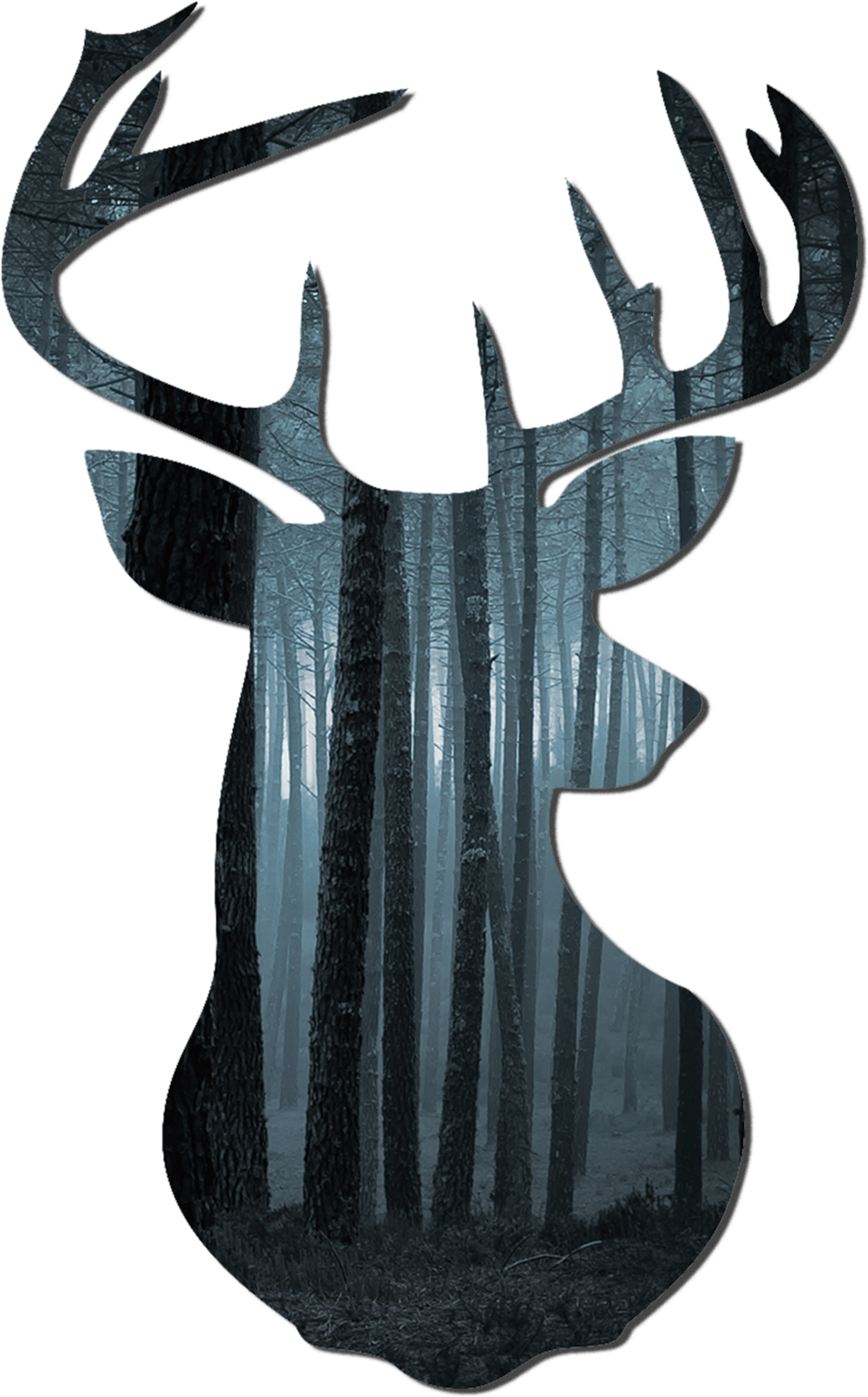 Elk Clipart (1000x1616), Png Download