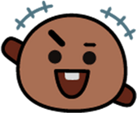 Bt Download Free Clipart With A Transparent Background - Bts21 Shooky Png (1024x1024), Png Download