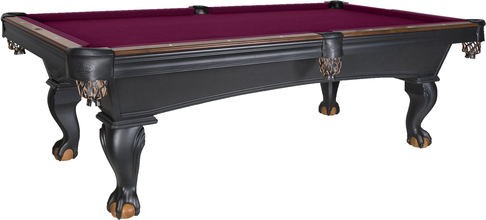 Pleasure Pools & Spas - Olhausen Pool Table Blackhawk Clipart (1800x850), Png Download