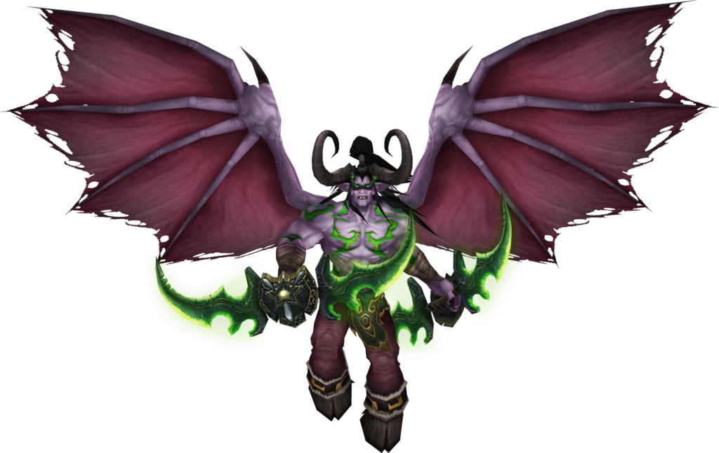 Illidan Demonio-1024x645 - World Of Warcraft Illidan Png Clipart (1024x645), Png Download