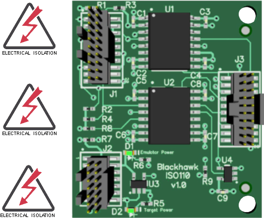Blackhawk Jtag Emulators And Xds Debug Probes - Electronic Component Clipart (1200x450), Png Download