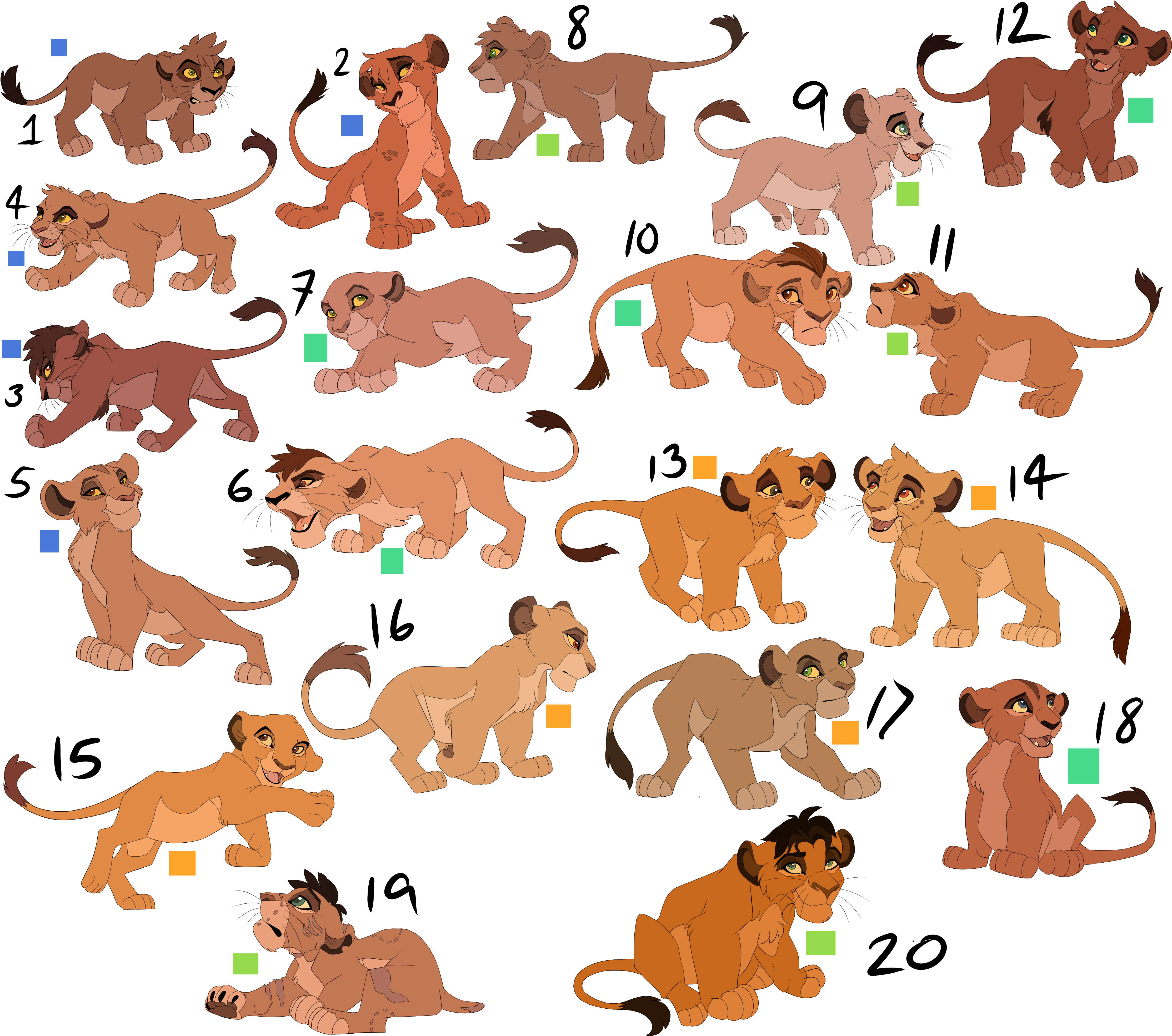 Lion King Lion Cub Clipart (4500x4000), Png Download