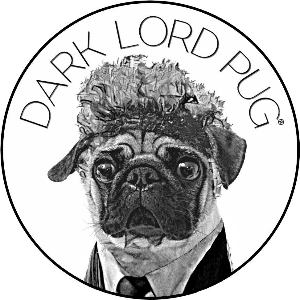 Drawing Pets Pug - Shirt Dark Lord Pug Clipart (1000x1000), Png Download