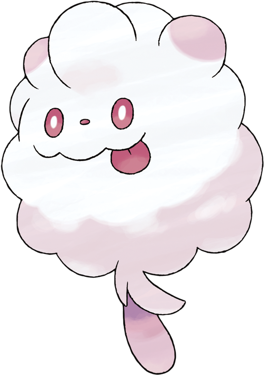 Swirlix - Pokemon Pink And White Clipart (1200x1200), Png Download