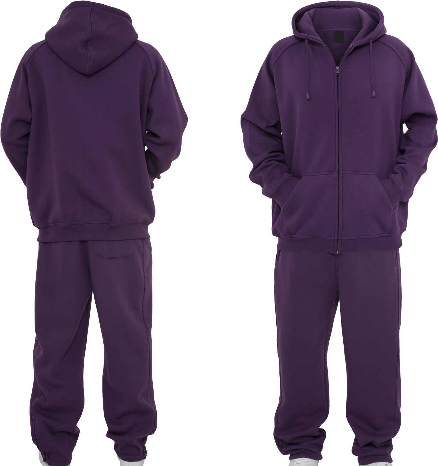 Lm-0087 - Mens Purple Sweat Suit Clipart (1500x1500), Png Download
