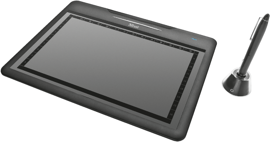 My - Trust Slimline Widescreen Tablet Clipart (999x586), Png Download