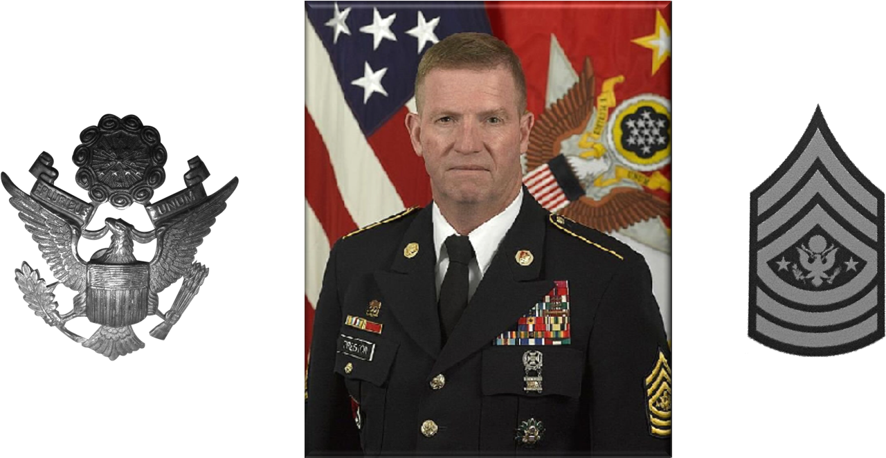 Biography Of Sma Ken Preston - Sergeant Major Of The Army Clipart (1308x665), Png Download