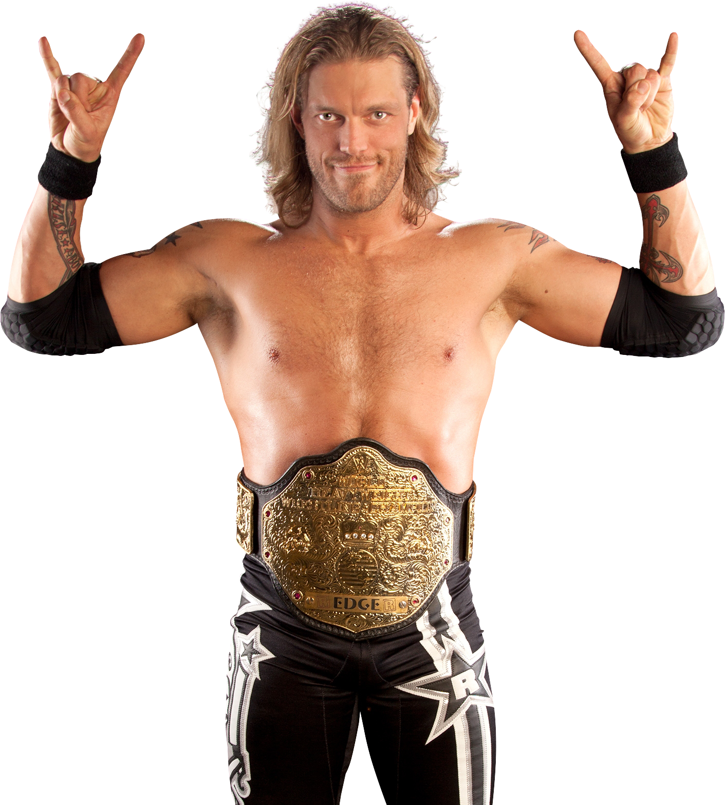 Edge - Wwe Edge World Heavyweight Championship Png Clipart (1411x1565), Png Download