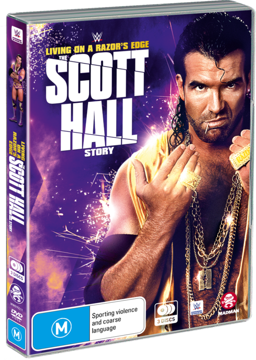 Living On A Razor's Edge - Wwe Living On A Razor's Edge The Scott Hall Story Clipart (516x724), Png Download