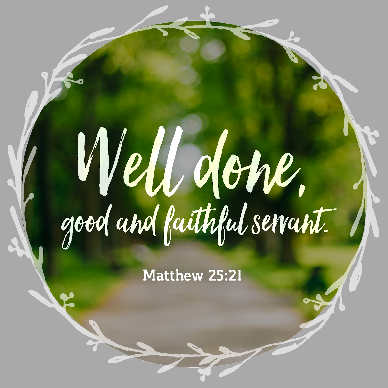 Well Done, Good And Faithful Servant Clipart (1600x1600), Png Download