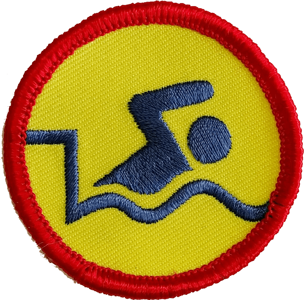 Swimming - Emblem Clipart (1136x1116), Png Download