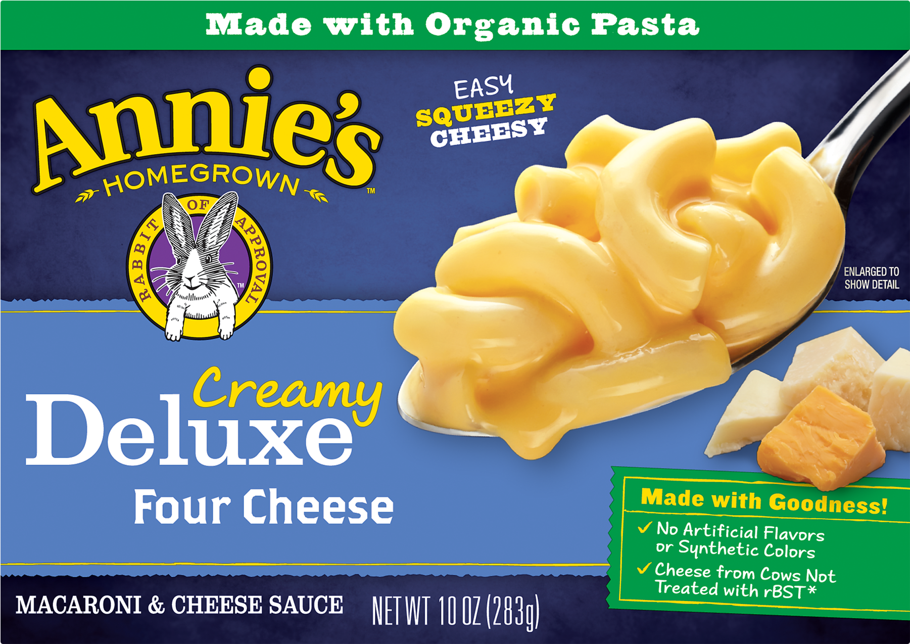 Annie's Four Cheese Creamy Deluxe Macaroni And Cheese, - Annies Mac And Cheese Clipart (1800x1800), Png Download