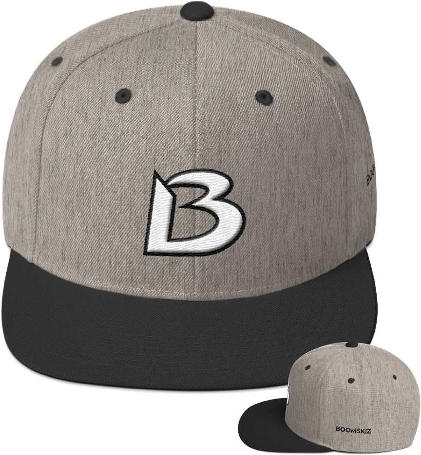 Boomskiz® Snapback Hats - Snapback B Clipart (1000x1000), Png Download