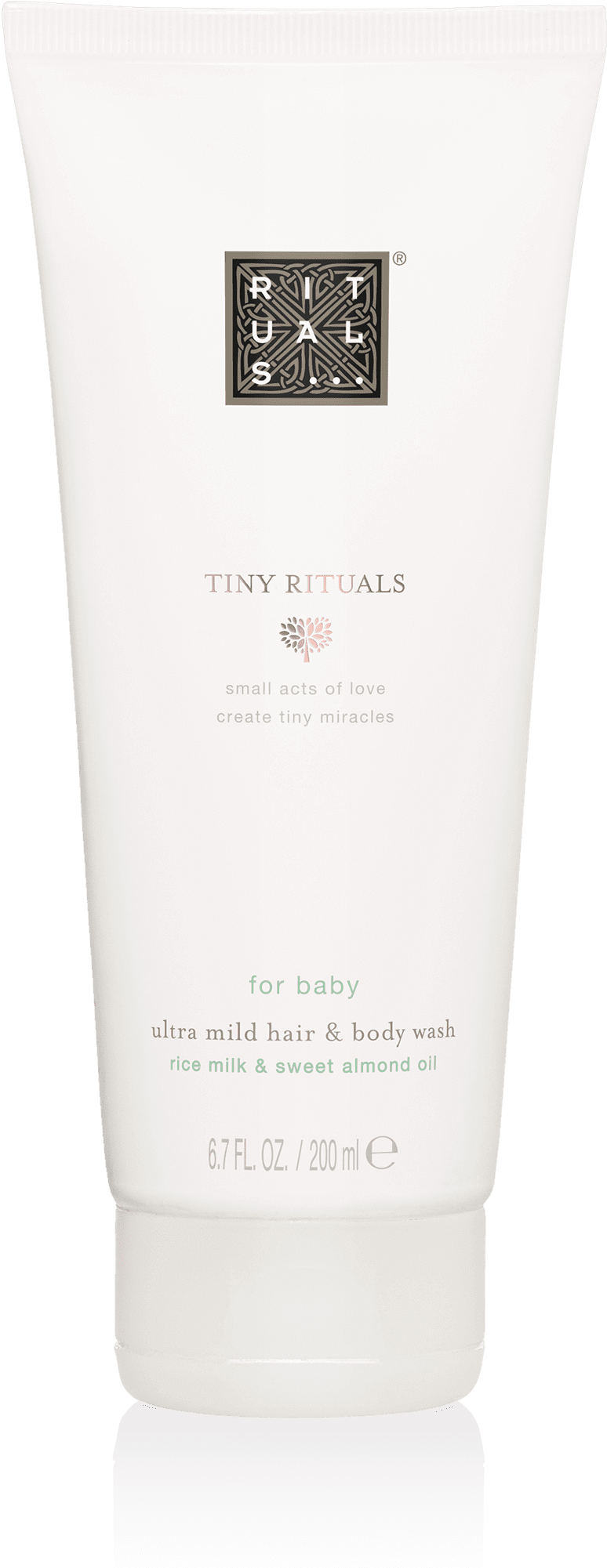 Tiny Rituals Baby Hair & Body Wash - Bottle Clipart (774x2001), Png Download