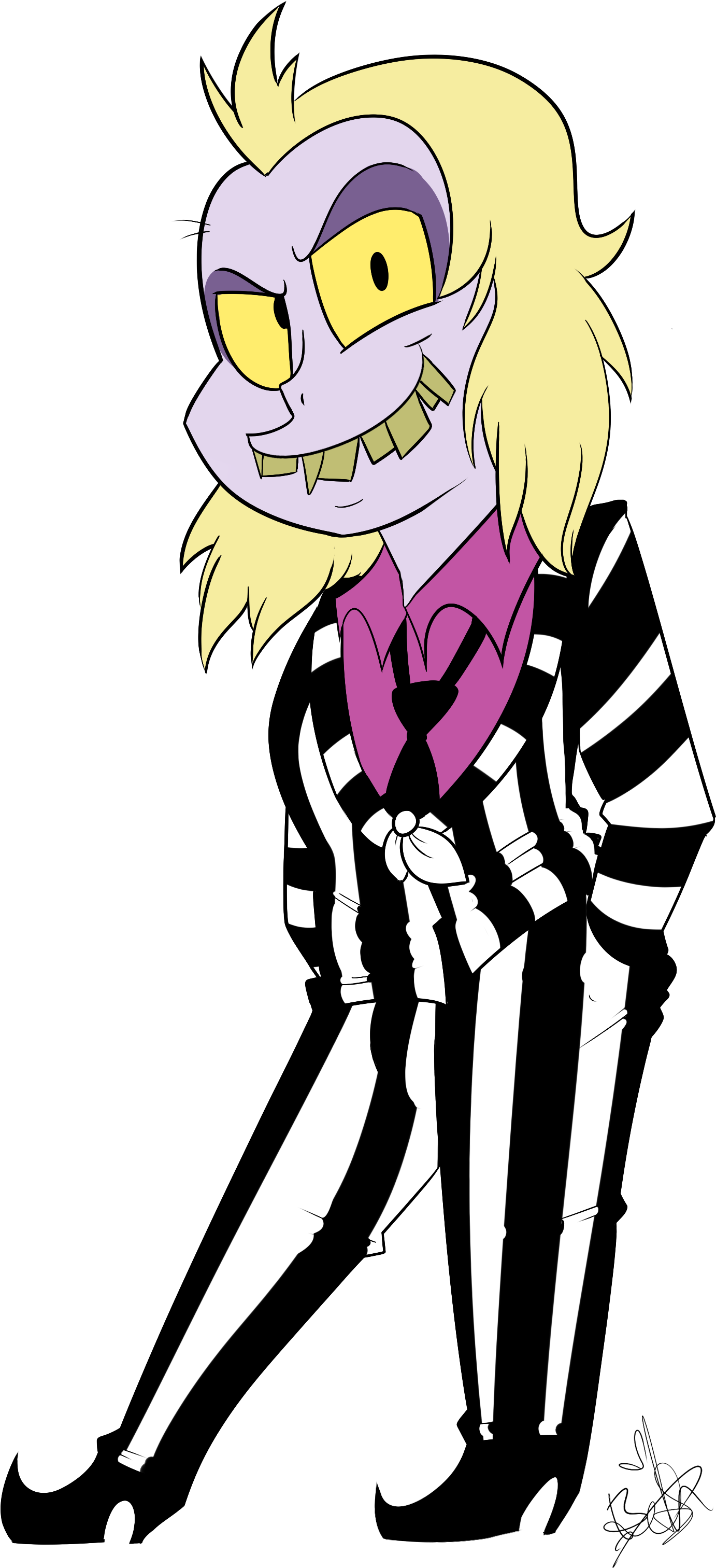 Beetlejuice By Befishproductions Beetlejuice By Befishproductions - Cartoon Clipart (1500x3117), Png Download