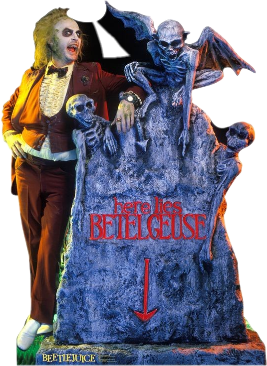 #beetlejuice - Here Lies Beetlejuice Clipart (535x735), Png Download