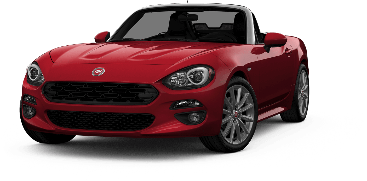 Hypnotique Red - New 2018 Fiat 124 Spider Classica Clipart (1600x1020), Png Download