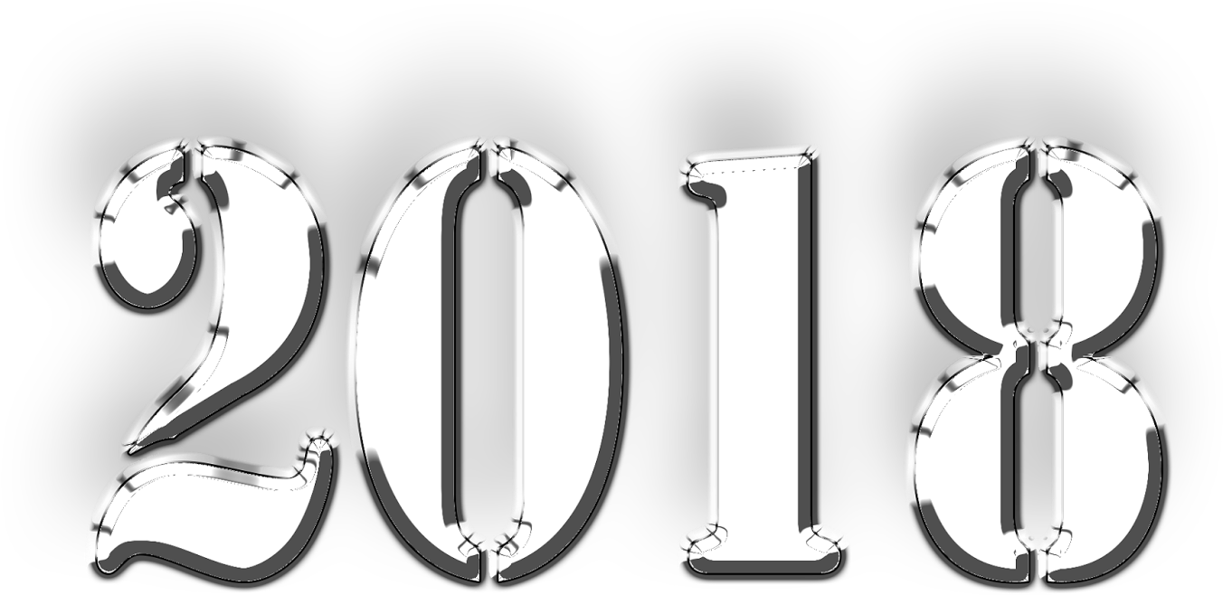 Happy New Year 2018 Psd Download Greetings - Happy New Year 2018 Gif Png Clipart (1600x914), Png Download