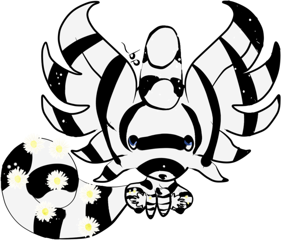 Beetlejuice Drawing Chibi - Illustration Clipart (965x828), Png Download