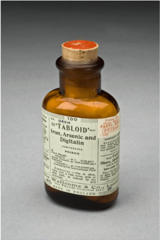 8 - Arsenic - 19th Century Medicine Bottles Clipart (728x489), Png Download