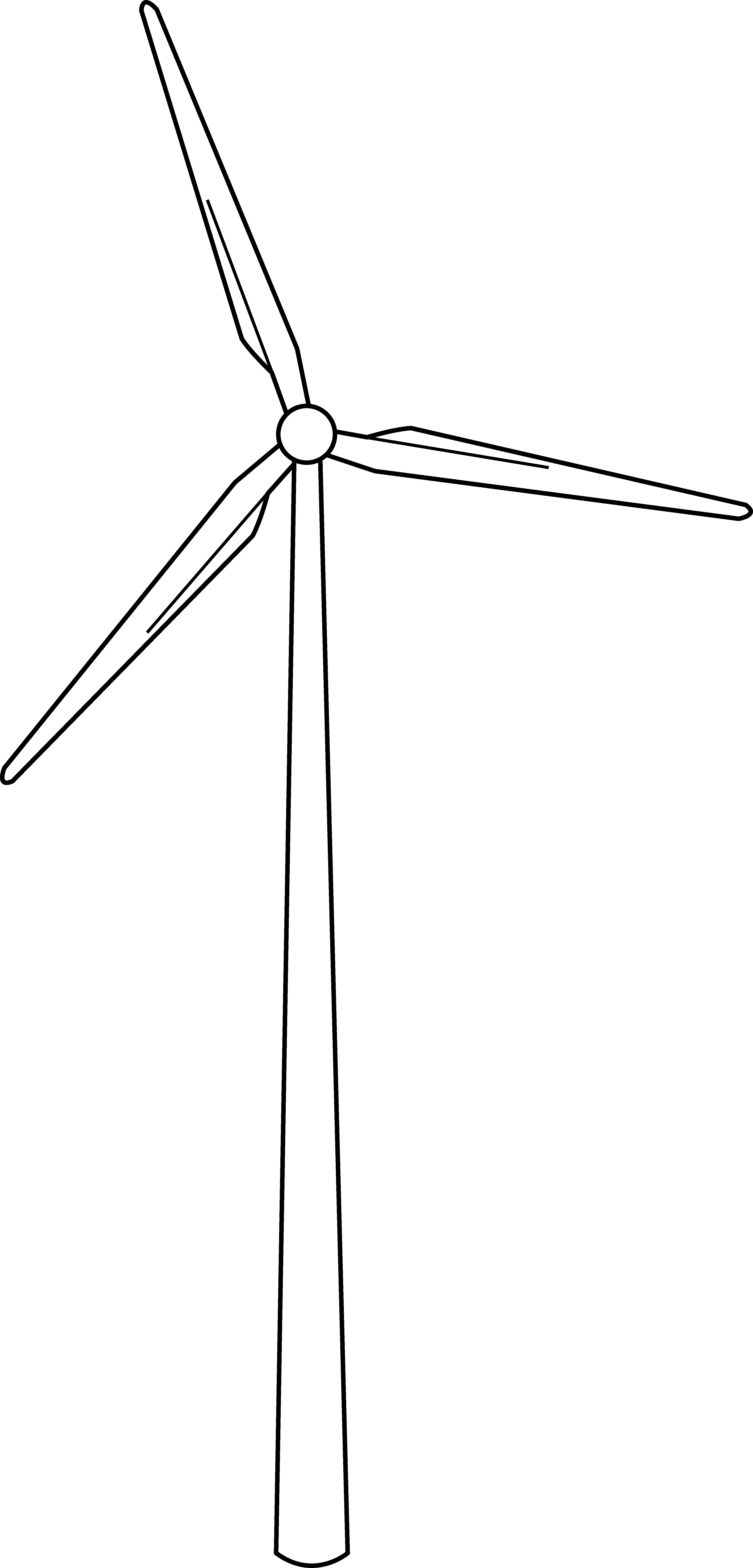 95% Of Wind Turbines Are On Land That Isn't Owned By - Wind Turbine * Png Clipart (4174x8685), Png Download
