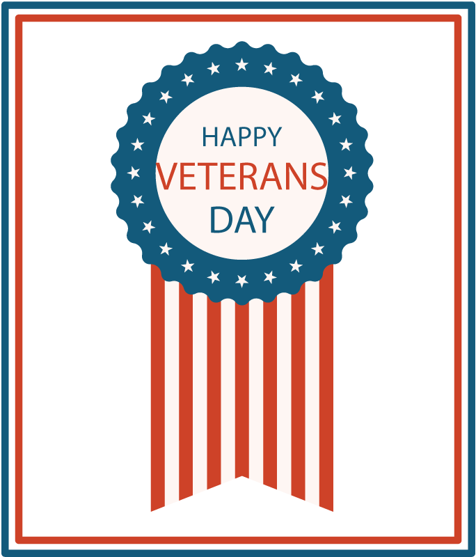 Veterans Day - Invitation Card Design Clipart (684x800), Png Download
