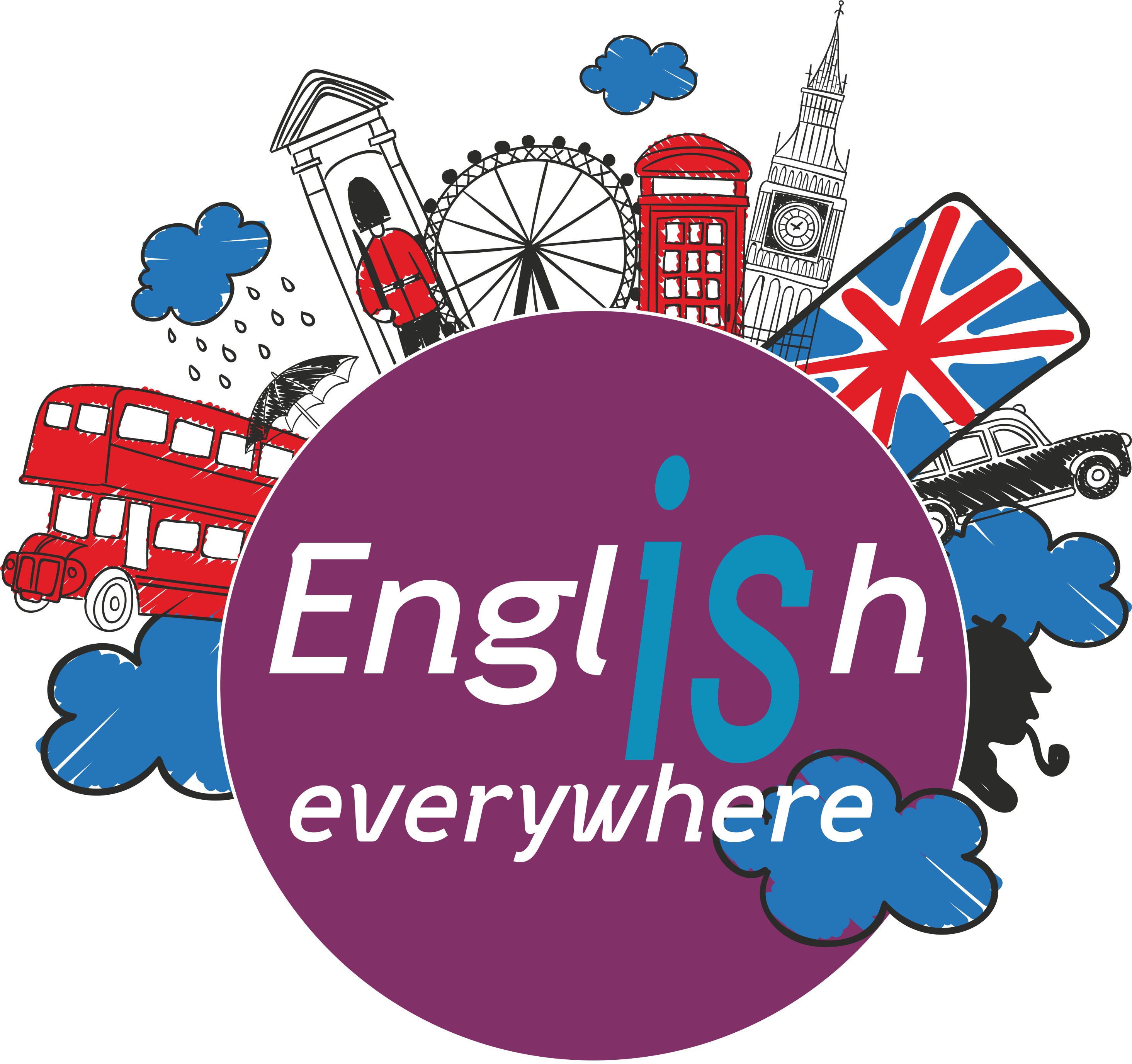 English Speakers Club Logo Clipart (2930x2754), Png Download