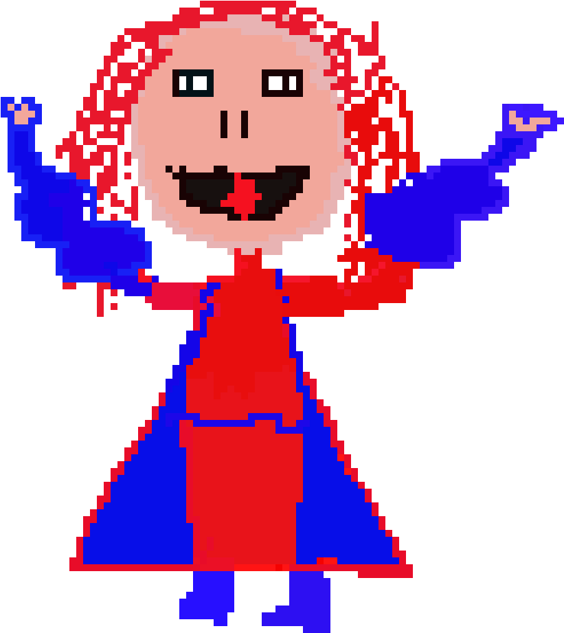 Hero Super Woman - Cartoon Clipart (980x1010), Png Download