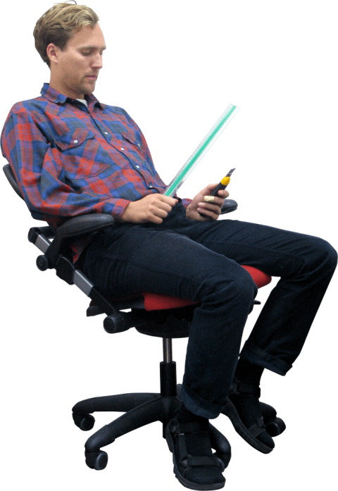 Free Png Sitting Architect Png Images Transparent - Sitting On Chair Transparent Clipart (480x697), Png Download